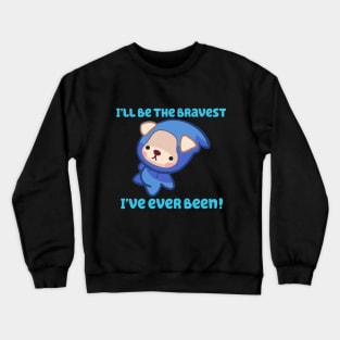 Brave Mom of a Boy Crewneck Sweatshirt